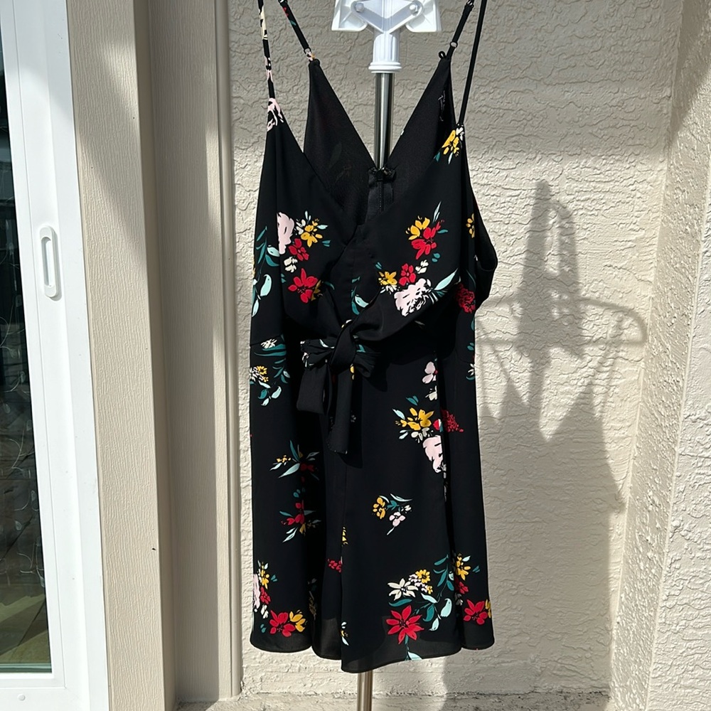 Plus size floral romper